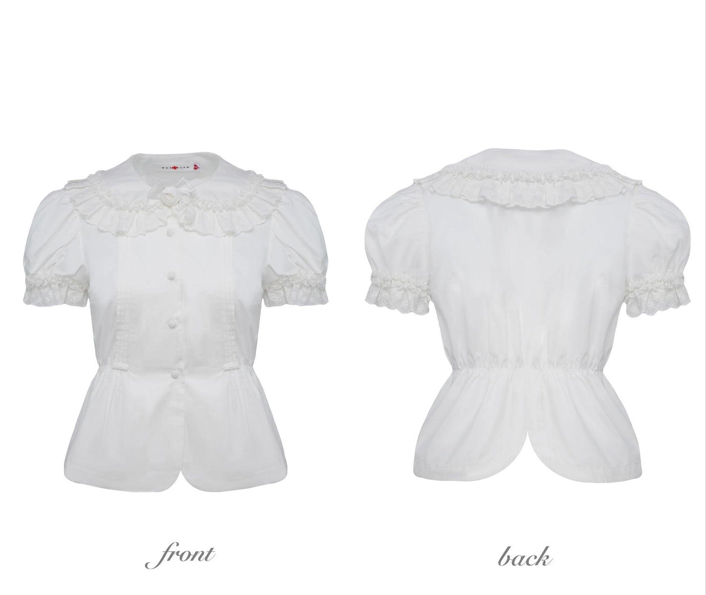 Nololita - Nightingale - Old School Lolita Shirt with Detachable Sleeves