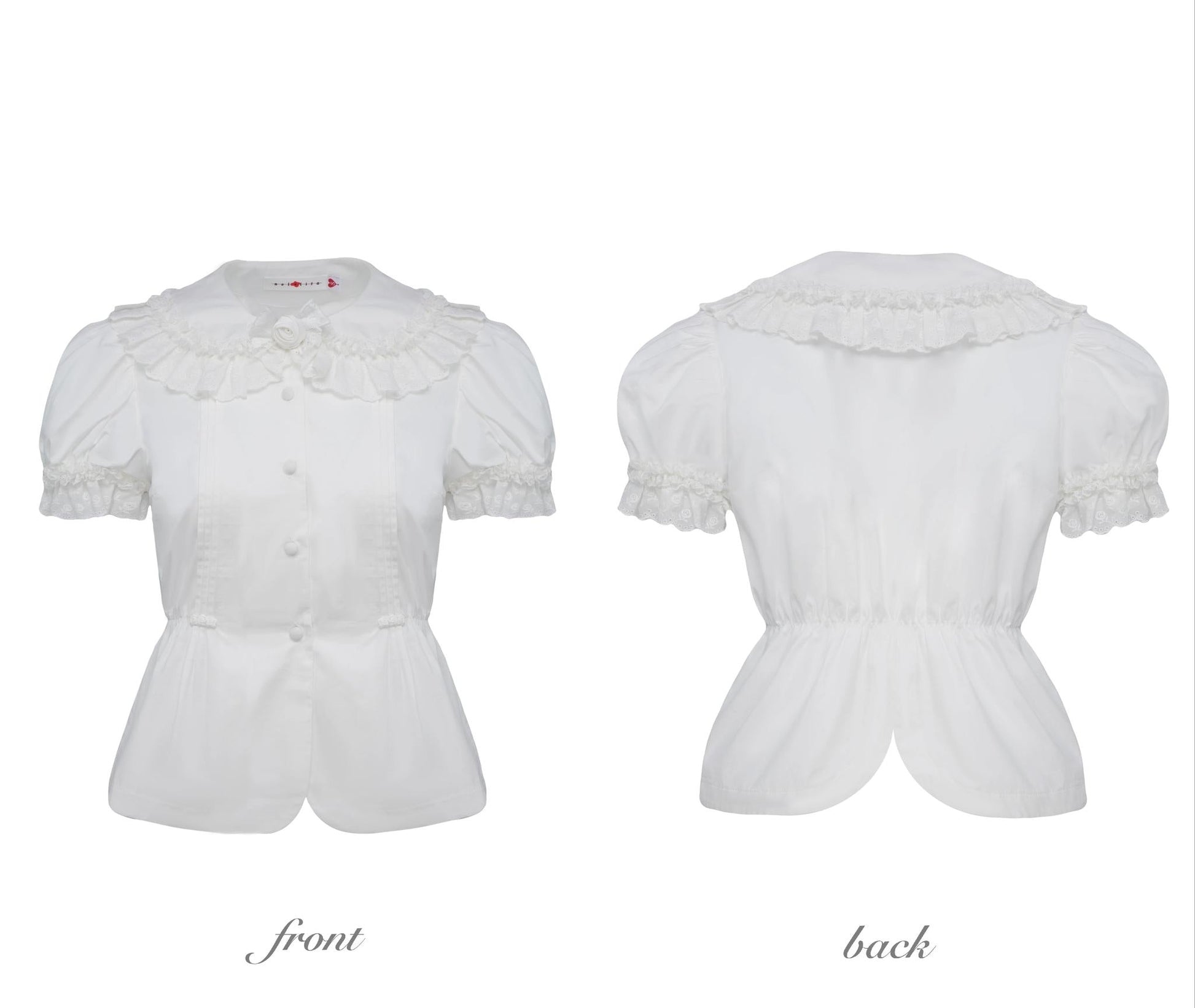 Nololita - Nightingale - Old School Lolita Shirt with Detachable Sleeves