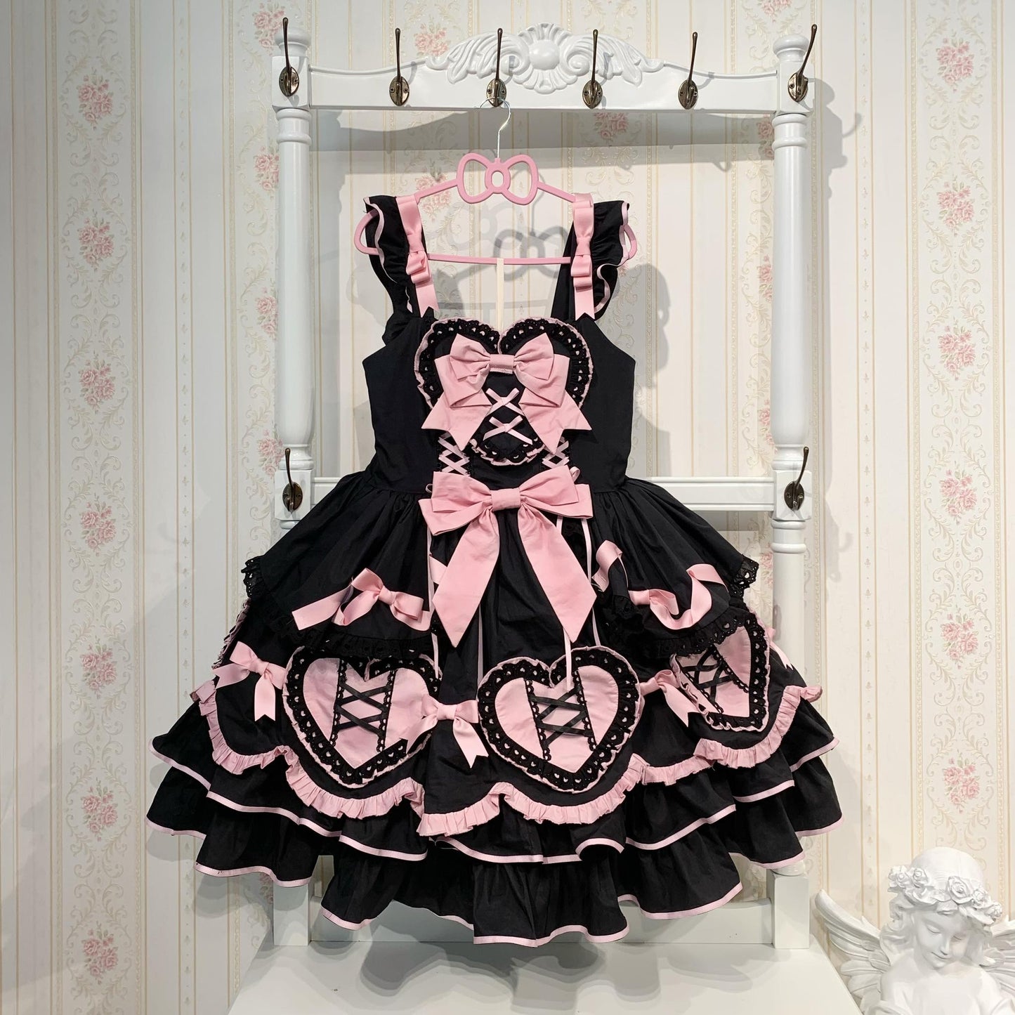 Chubby Cat Diary - Icing Sugar Gift Box - Plus Size Sweet Lolita JSK Dress Set
