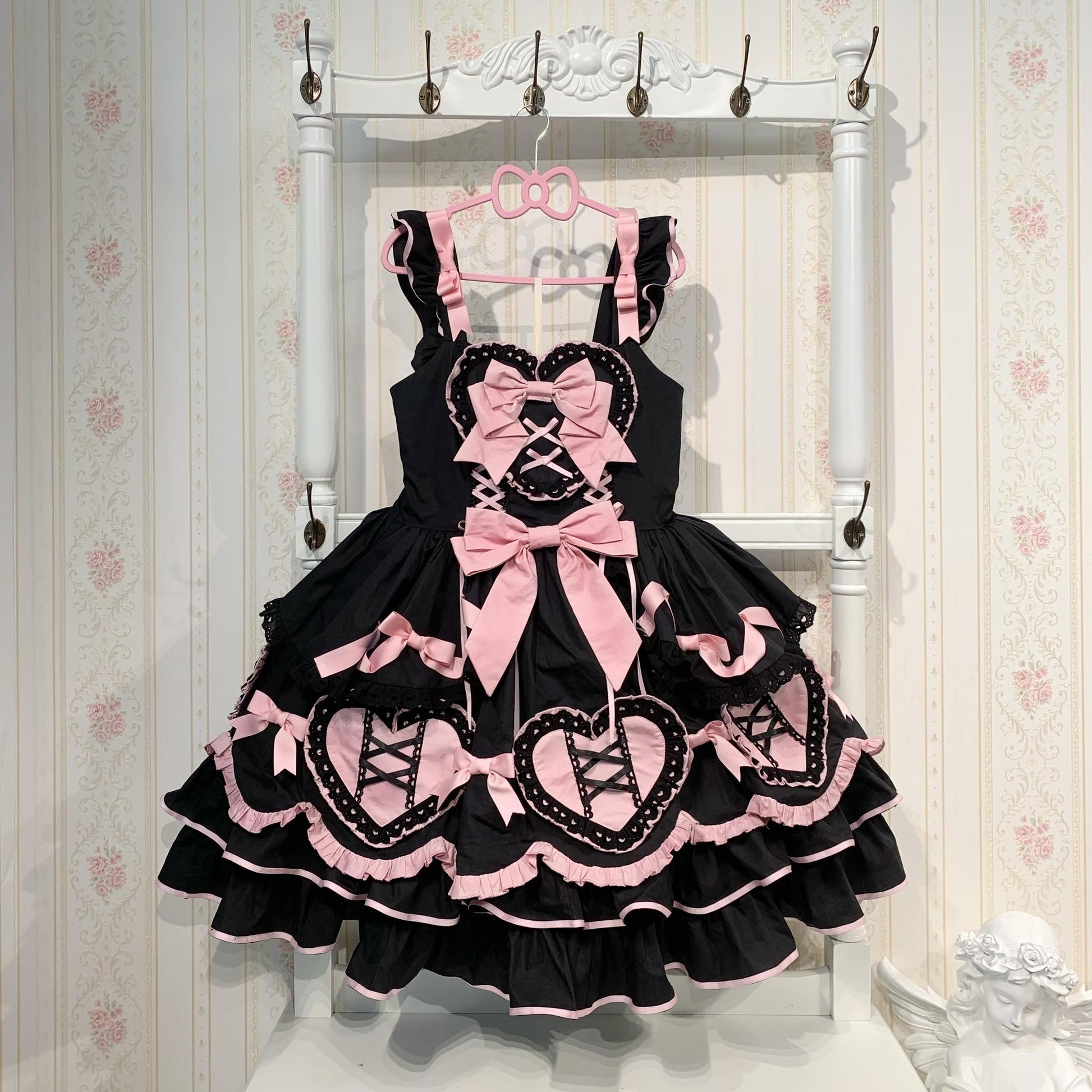 Chubby Cat Diary - Icing Sugar Gift Box - Plus Size Sweet Lolita JSK Dress Set