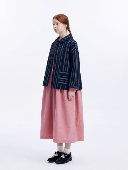 Basic Long Sleeve Literary Dress【s0000007974】