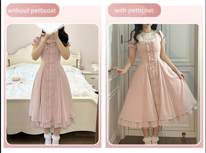 Sweet Wood - Long Vesion Elegant and Vintage Lolita OP