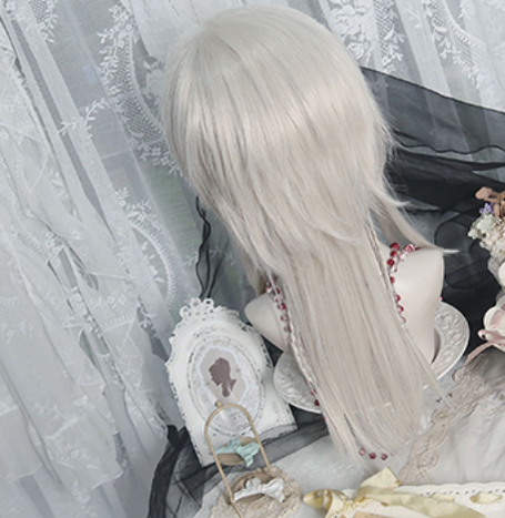 PippiPalace - Shikigami - Silver Gray Ancient Crown Wig