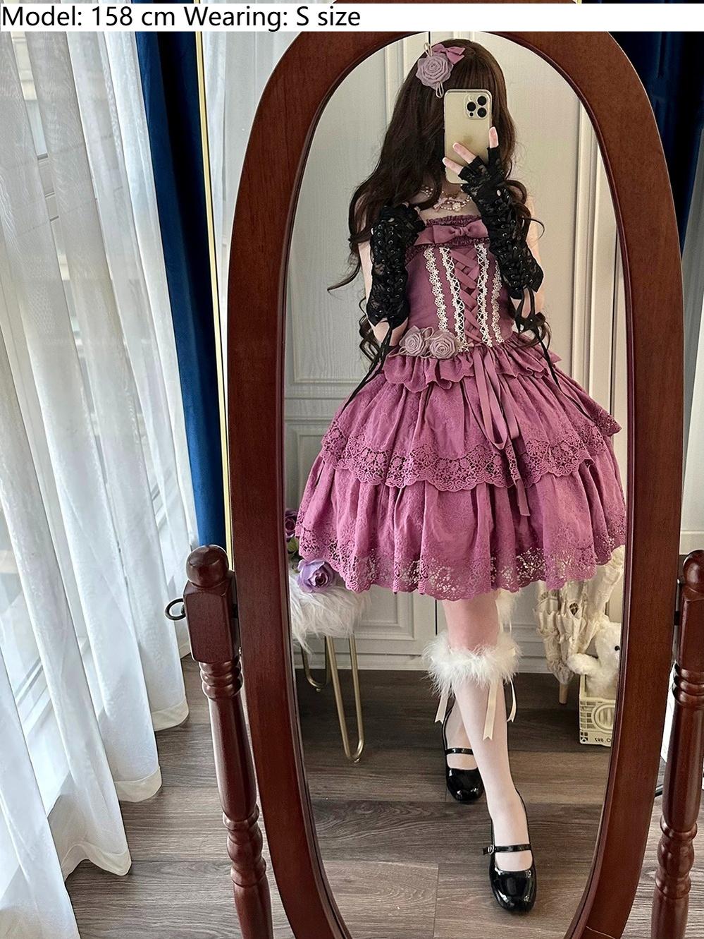 Miss Point - Forest Waltz - Classic Lolita Tiered Skirt Multi-layer Embroidered SK