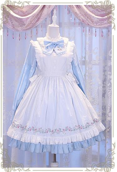 Chess Story - Vintage Lolita Long Sleeve OP Dress