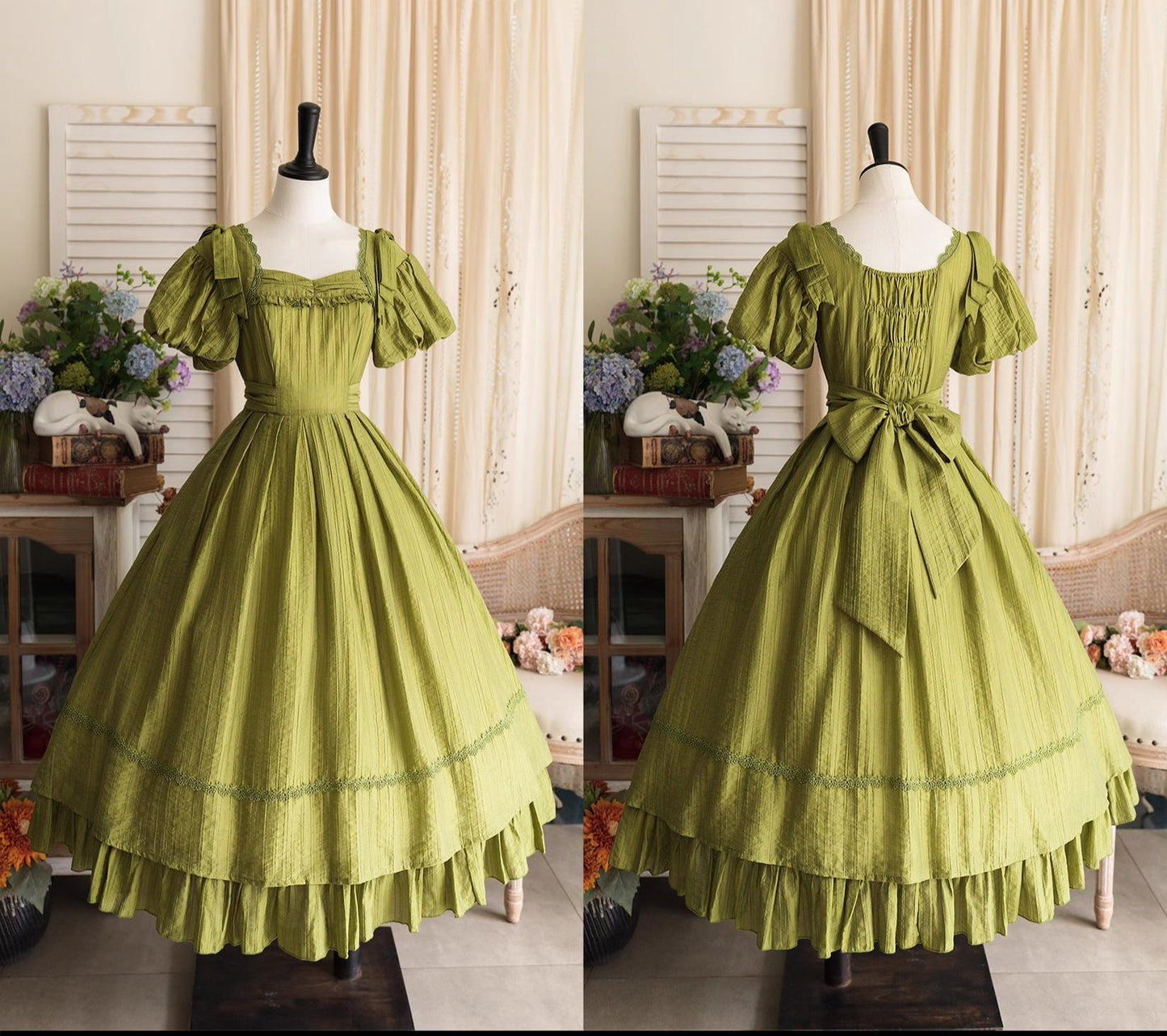 Forest Wardrobe - Forest Gallery - Country Lolita OP Dress Elegant Tencel Dress