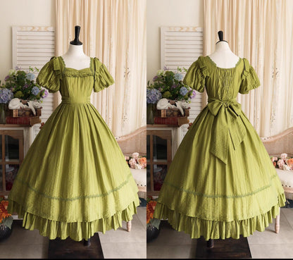 Forest Wardrobe - Forest Gallery - Country Lolita OP Dress Elegant Tencel Dress