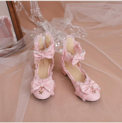 Yana - Shining Star - Sweet Lolita Bow Mary Jane Shoes