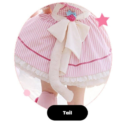 Sakurahime - Berry Bubble - Cute Lolita OP Dress Two Kawaii Styles