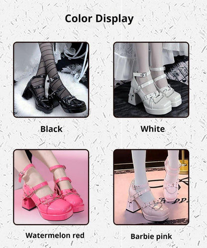 Witch's Night - Punk Lolita Heels Y2K Elegant Lolita Shoes