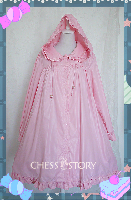 Chess Story - Sweet Rainbow - Elegant Lolita Raincoat Loose Windbreaker