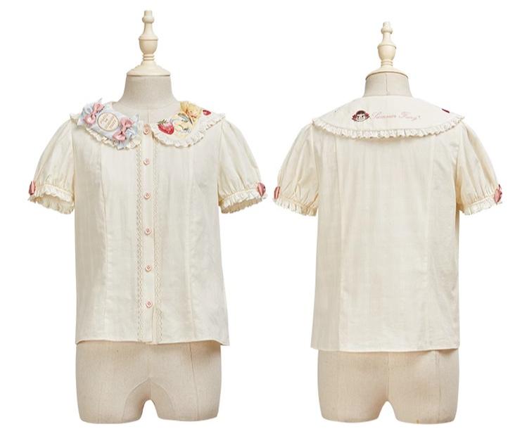 Summer Fairy - IP Collab Kawaii Lolita JSK Shirt Candy Box Hat