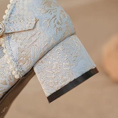 Yana - Huaiyu Yana - Chinese Style Han Lolita Shoes Lolita Chunky Heel Shoes