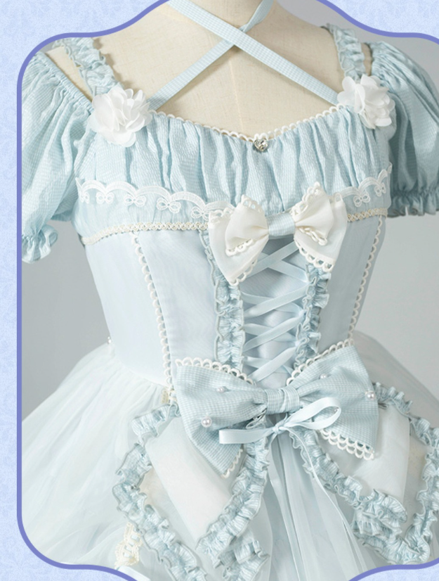 Puppets and Doll - Sweet Lolita OP Dress Multicolor