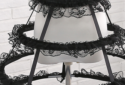 Manyiluo - Daily Lolita Hollow-out Petticoat Fish-bone Adjustable