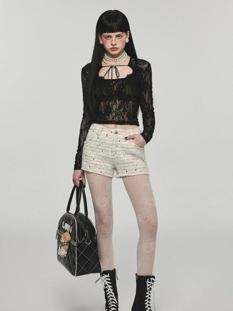 Slim fit long sleeve bottling tops【s0000004107】