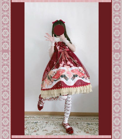 Strawberry Witch - Clock Encounter - Summer Lolita JSK Dress