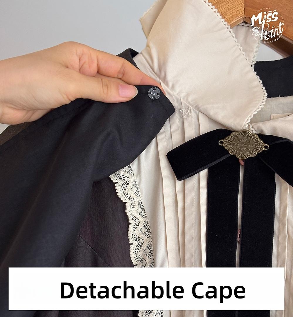 Miss Point - German Bookshelf - Classic Lolita OP Dress & Detachble Cape