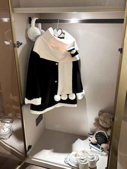 Platycodon House - Winter Sweet Lolita Coat Long Scarf Outerwear