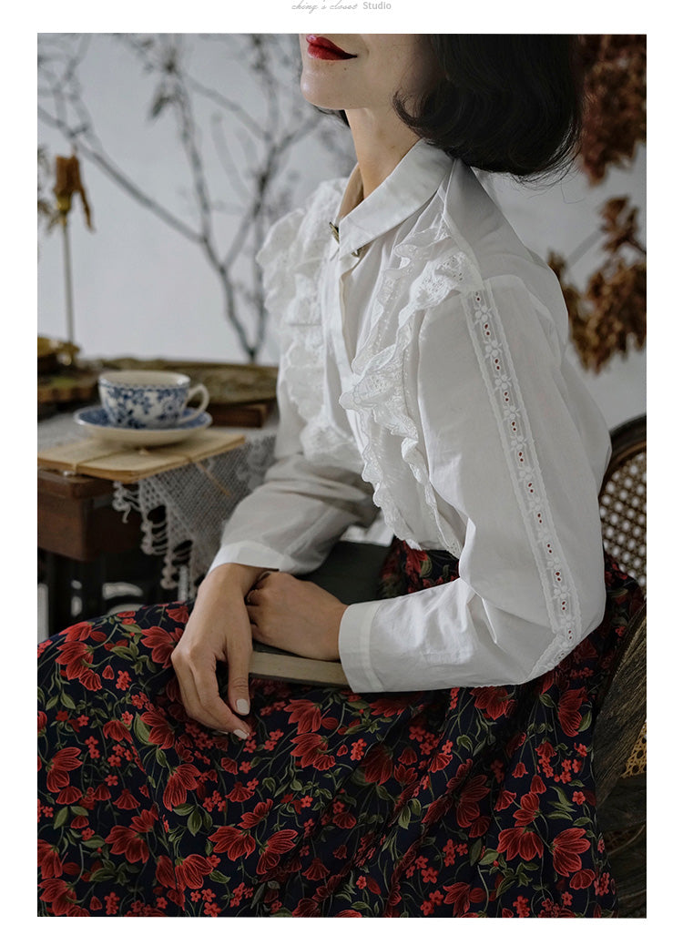 Embroidered vintage blouse