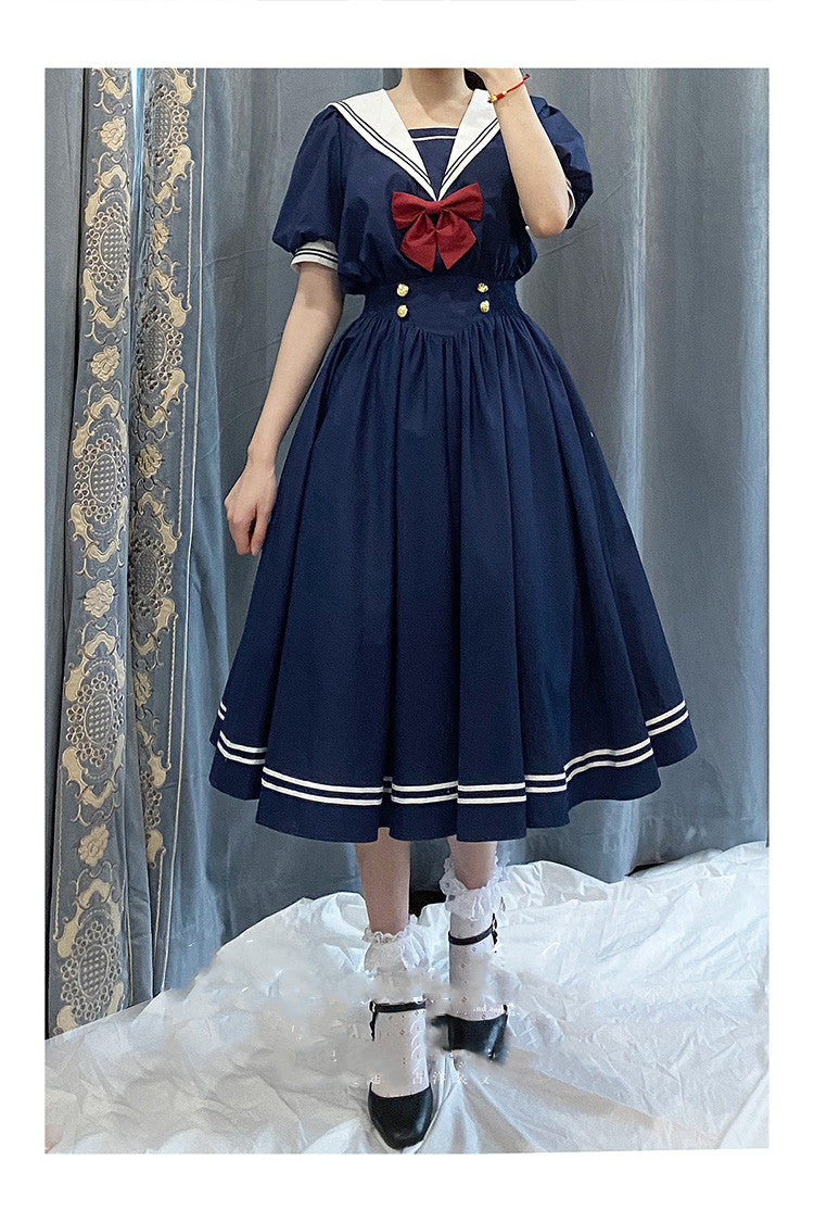 Beleganty - Sea and Wind - Retro Sailor Lolita OP Dress Version 1.0