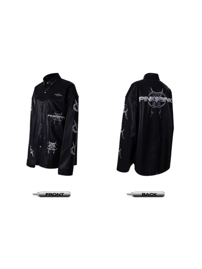 Pocket leather jacket【s0000003704】