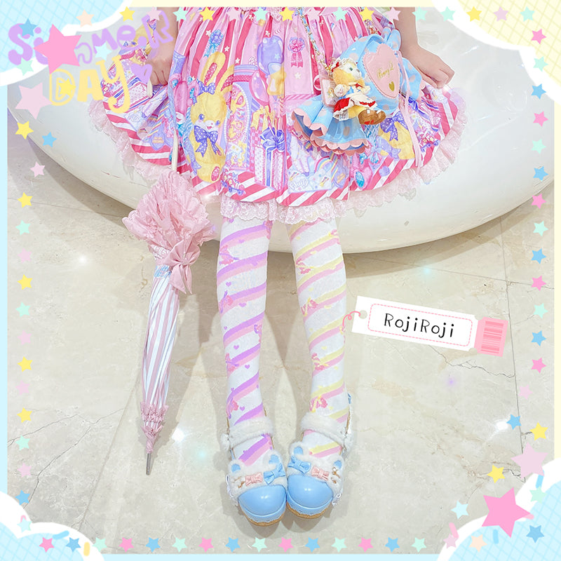 Roji roji - Little Candy Cotton Lolita Knee Socks