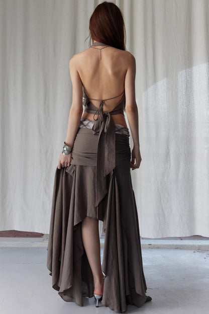 Asymmetrical Swing Vest & Skirt Set-Up