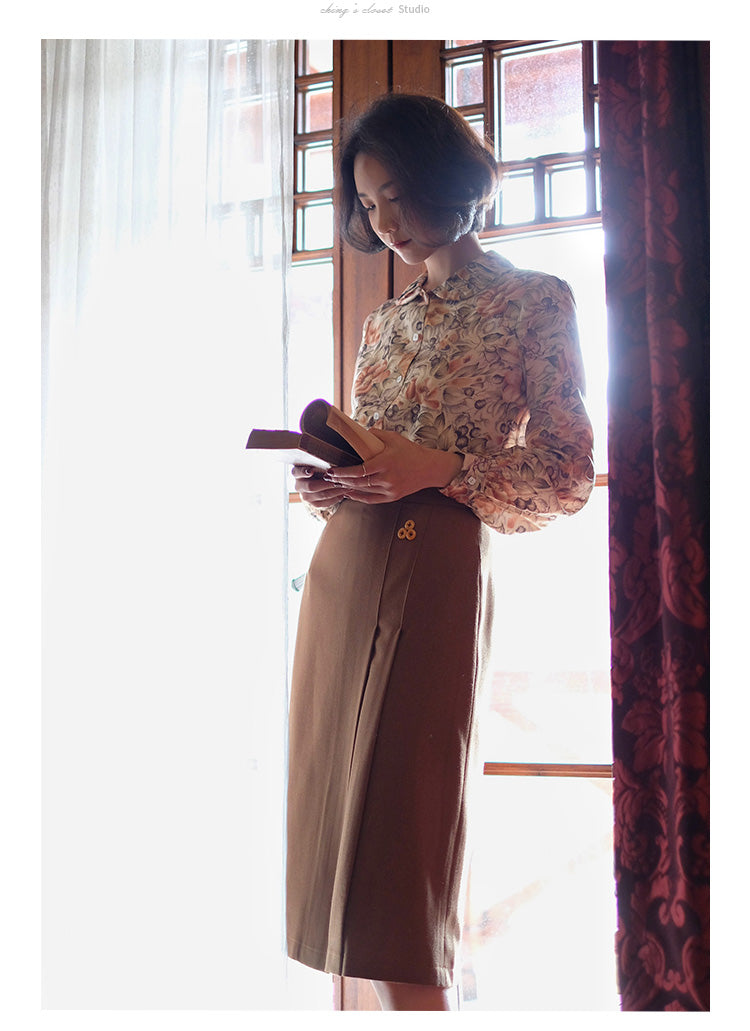 Western-style lady vintage skirt