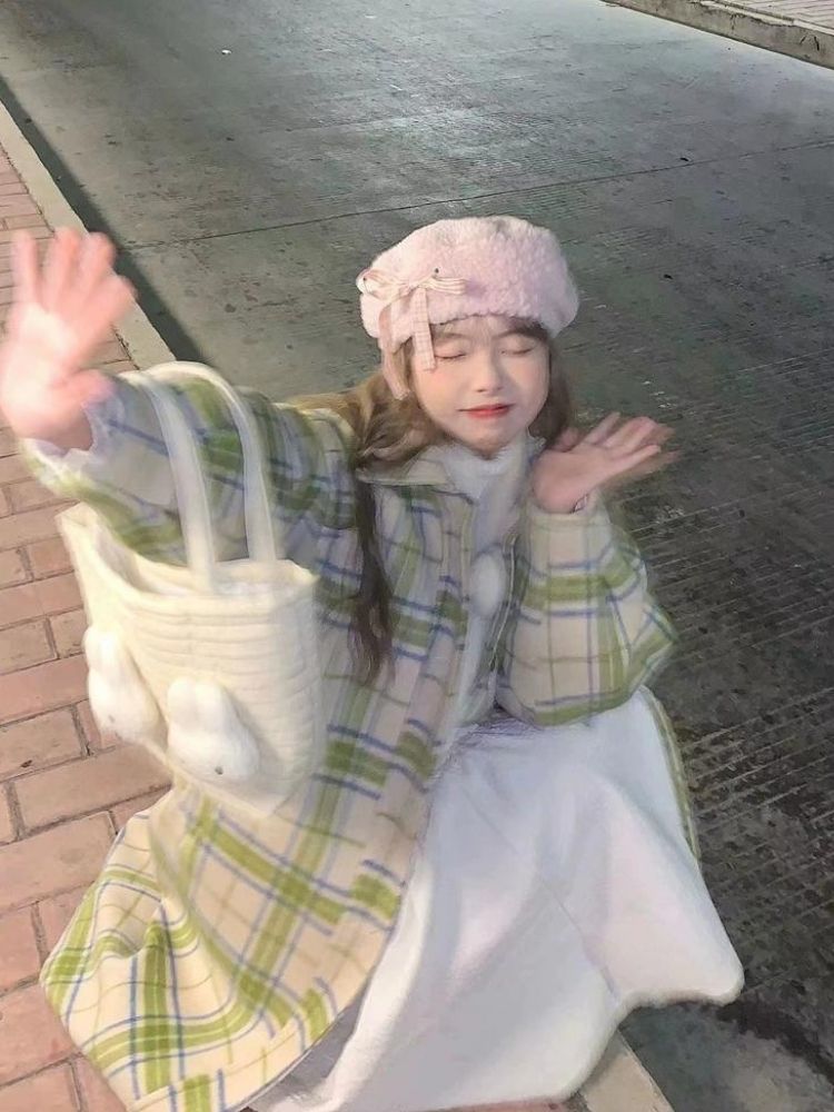 Long Sandwich Warm Tweed Coat【s0000006236】