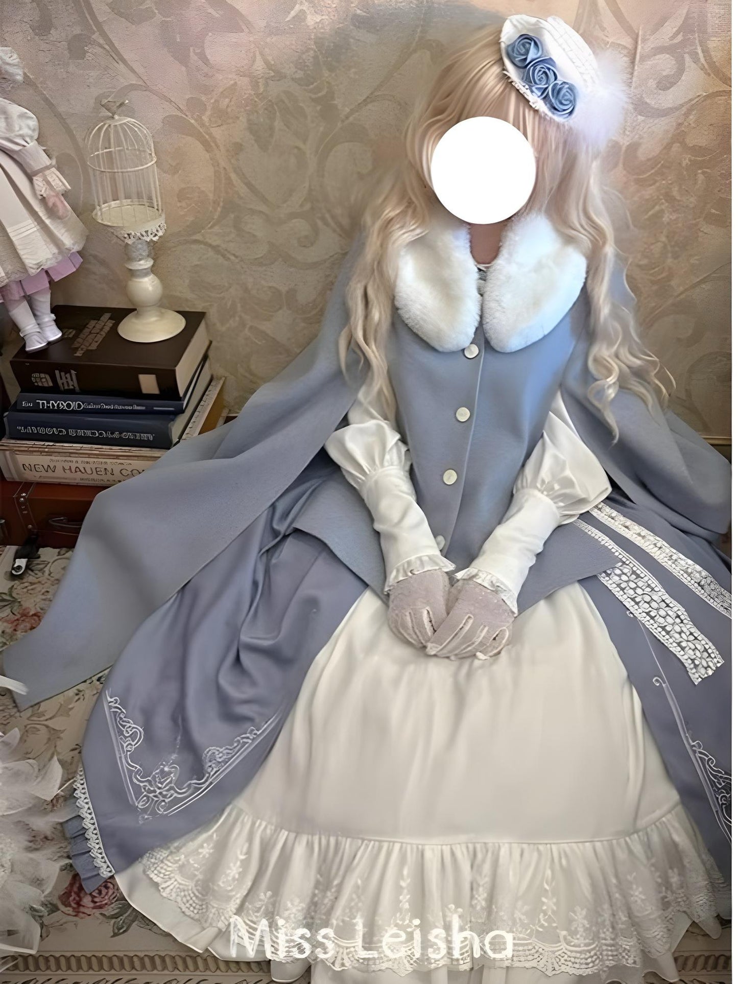 Polyhymnia - Miss Leisha - Classic Lolita Skirt Set Elegant Winter Cape