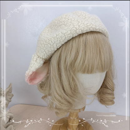 Cocoa Jam - Upgrade 3D Sheep Ear Lolita Beret