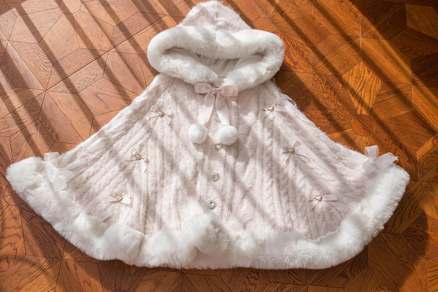MIST - Sweet Bliss - Sweet Lolita Cape Winter Lolita Sweater Coat