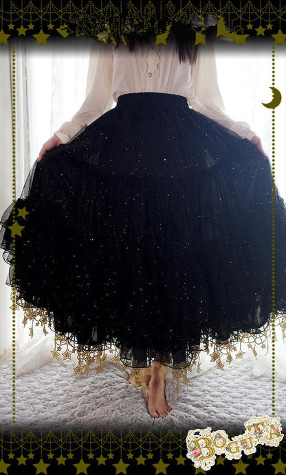 Boguta - Starry Night - 60/70/80cm A-line Lolita Petticoat