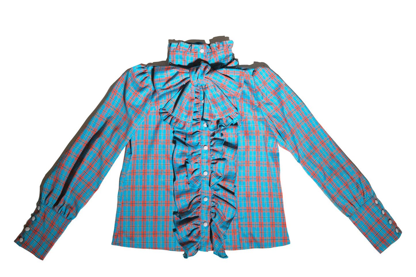 CATCOCOON - Humanoid Gift Box - Christmas Plaid Lolita Blouse & SK