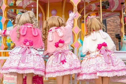 Letters from Unknown Star - Kawaii Lolita Cape Winter Lolita Shawl Daily