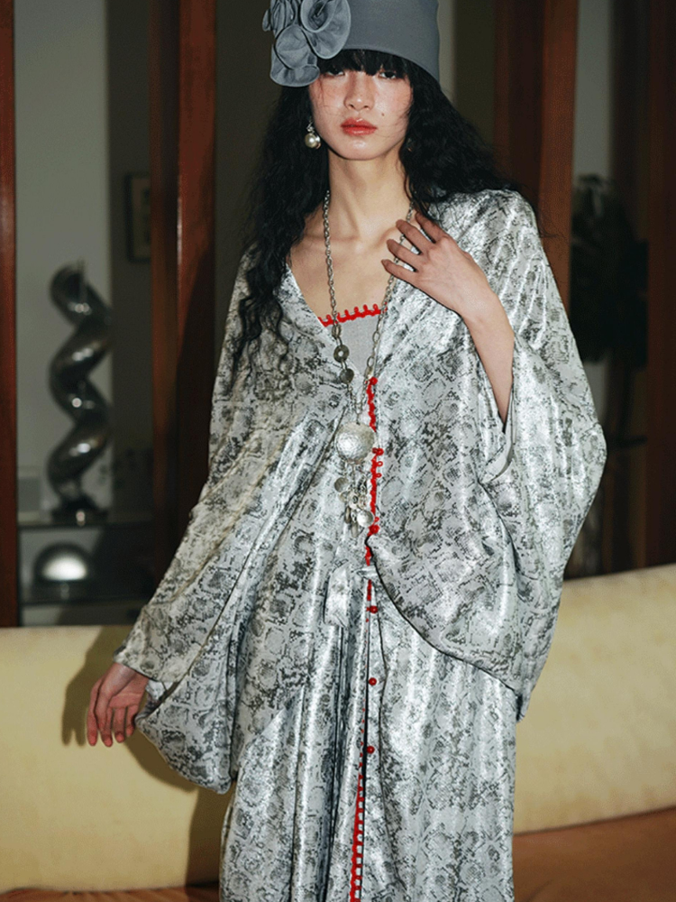 Loose Holiday Long Cardigan