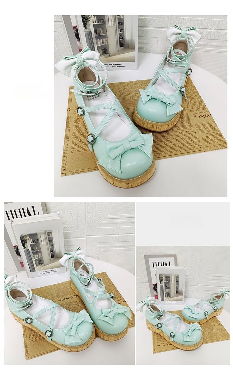 Angelic Imprint - Mid Heel Sweet Lolita Platform Shoes