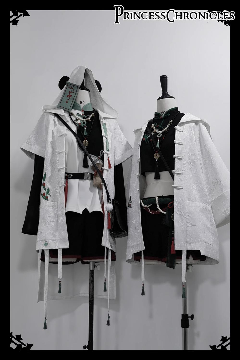 Princess Chronicles - Bamboo Panda - Han Lolita Shirt Full Set Chinese Style Unisex Set
