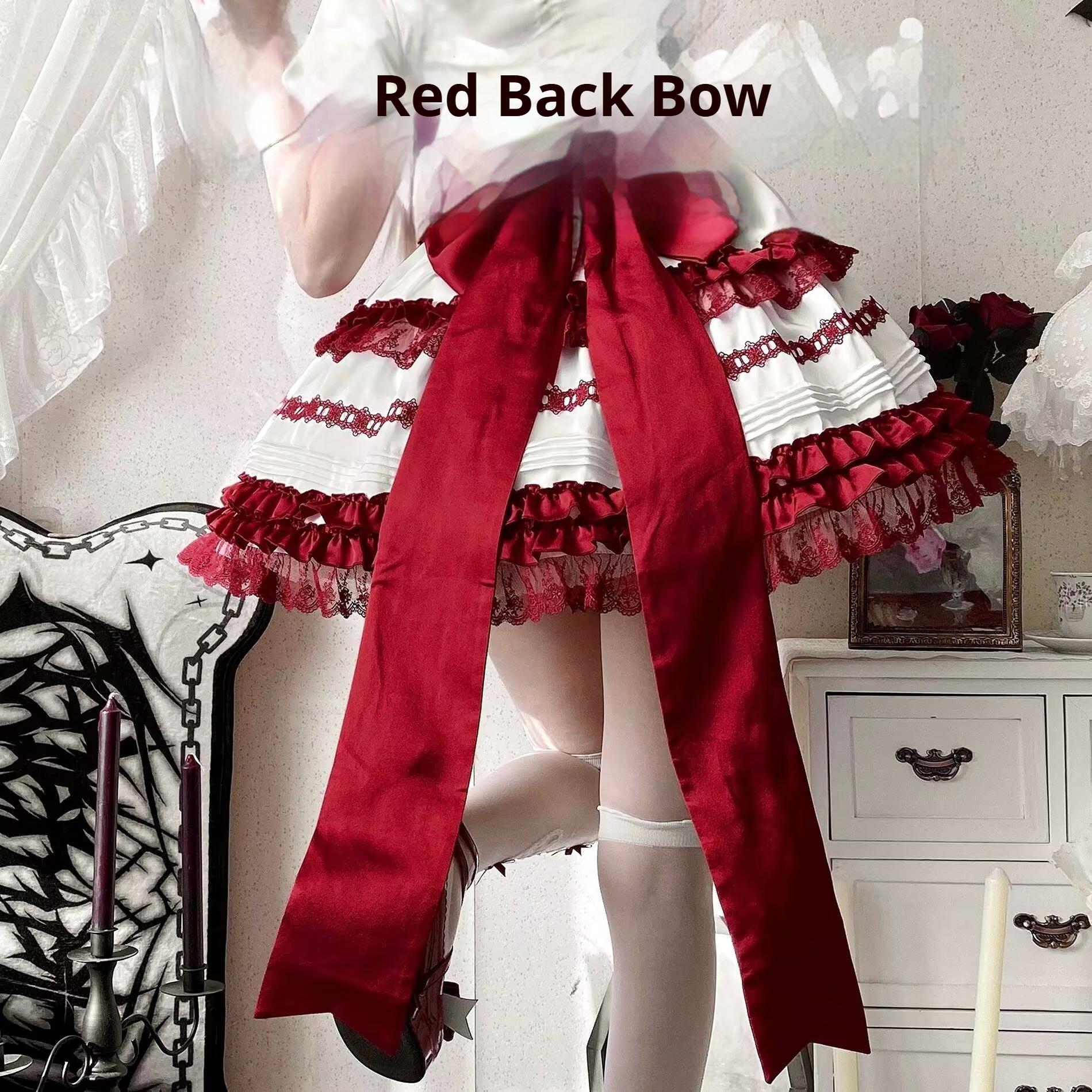 Uncle's Workshop - Stacked - Lolita Accessory Set Hairband Bow Trailing Brooch Choker