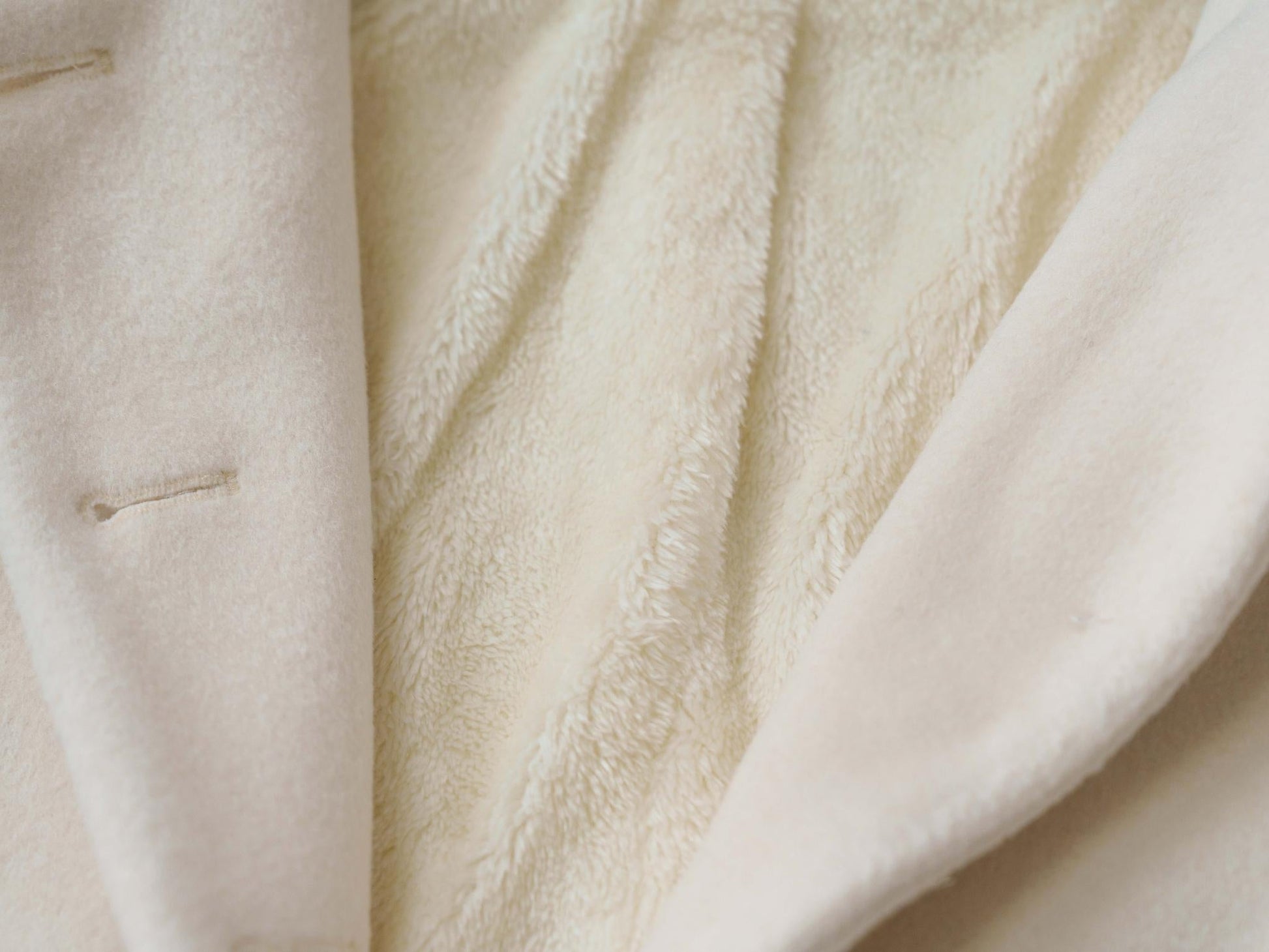 Dream Magic Box - Milk Puff - Winter Fleece-lined Sweet Lolita Coat, Detachable Collar