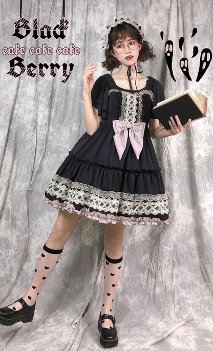 Eye of  White Crow - Dairy Lolita Dress Hot Girl JSK