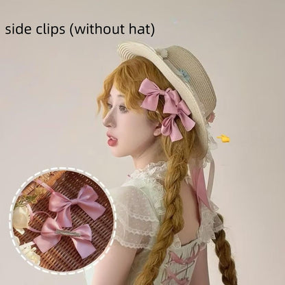 Uncle's Workshop - Fluttering Cherry Spring Strings - Cotton Sweet Lolita JSK Dress