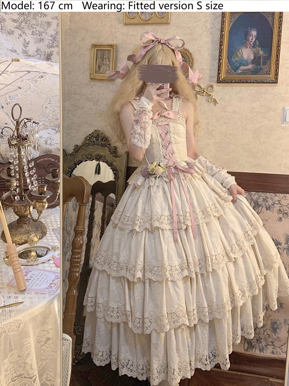 Miss Point - Forest Waltz - Cotton Lolita Camisole Embroidered Cami Top