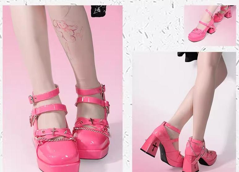 Witch's Night - Punk Lolita Heels Y2K Elegant Lolita Shoes