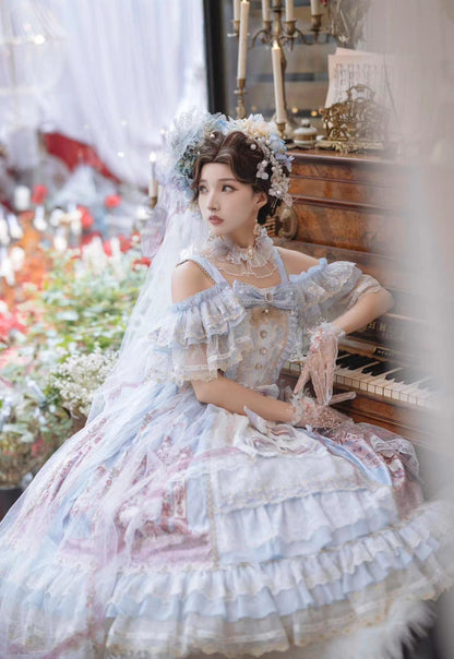 Garden Cat - Gorgeous Lolita JSK Dress Wedding Lolita Dress