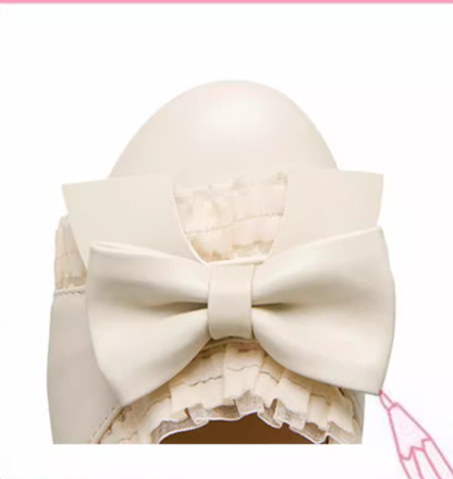 Yana - Sweet Lolita Shoes Round Toe Students Chunky Heel