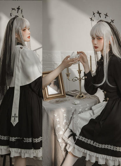 CastleToo - Holy Academy - Gothic Lolita Prince Skirt Set