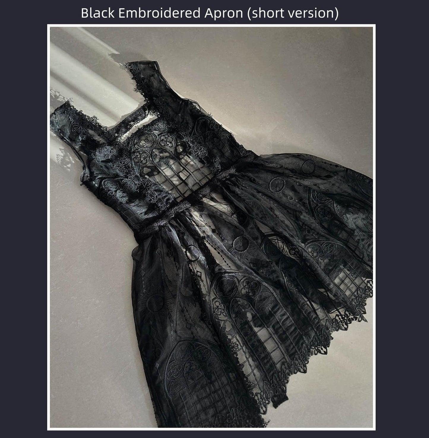 SUSIN - Night Traveler - Classic and Elegant Gothic Dress with Colorful Window Prints