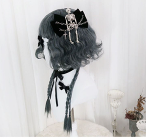 PippiPalace - Metaverse - Mix of Green And Blue Curly Short Wig